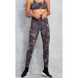 ALO Yoga High-Rise Tie-Dye Set / Top XS / Leggings XXS